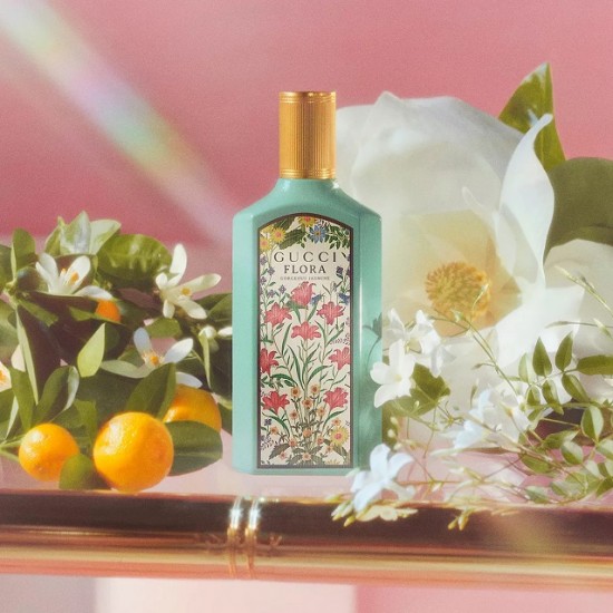 Gucci Flora Gorgeous Jasmine edp Остаток с флаконом 25 мл, тестер без крышки